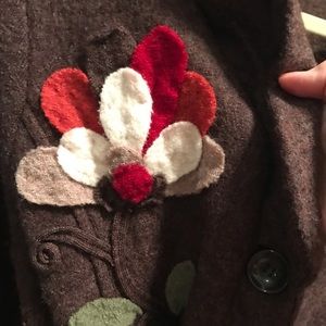 Cynthia Rowley beautiful long brown cardigan